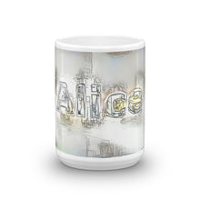 Load image into Gallery viewer, Alice Mug Victorian Fission 15oz front view