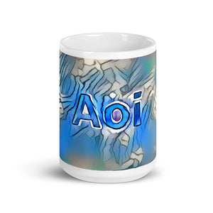 Aoi Mug Liquescent Icecap 15oz front view