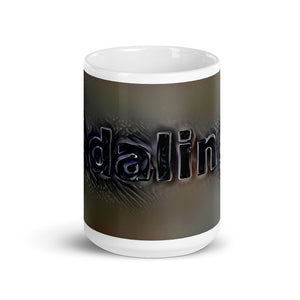 Adaline Mug Charcoal Pier 15oz front view