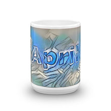 Load image into Gallery viewer, April Mug Liquescent Icecap 15oz front view