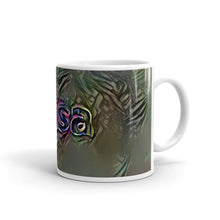 Load image into Gallery viewer, Alisa Mug Dark Rainbow 10oz left view