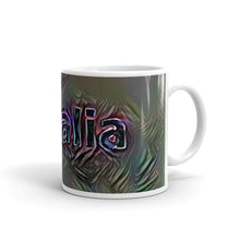 Load image into Gallery viewer, Amalia Mug Dark Rainbow 10oz left view