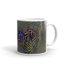 Load image into Gallery viewer, Amari Mug Dark Rainbow 10oz left view