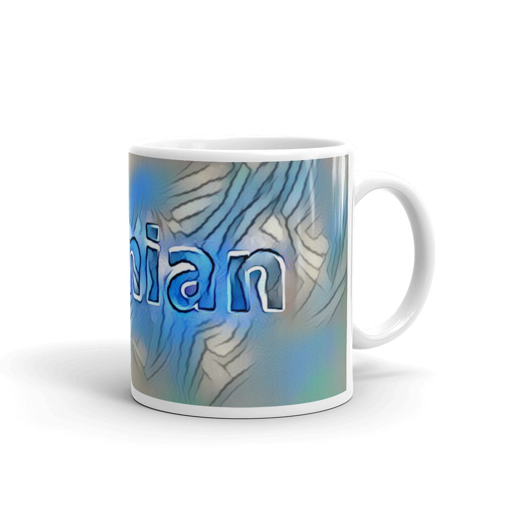 Damian Mug Liquescent Icecap 10oz left view