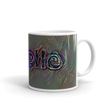 Load image into Gallery viewer, Janelle Mug Dark Rainbow 10oz left view