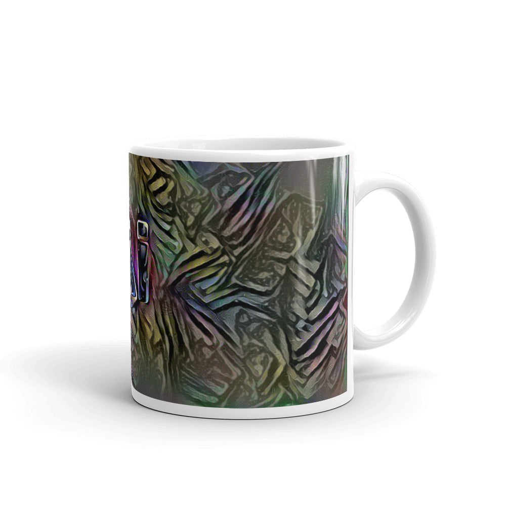 Ai Mug Dark Rainbow 10oz left view