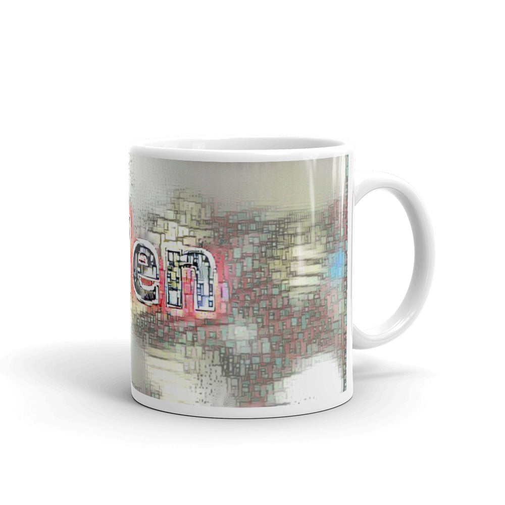 Aden Mug Ink City Dream 10oz left view