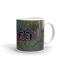 Load image into Gallery viewer, Aitana Mug Dark Rainbow 10oz left view