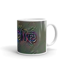 Load image into Gallery viewer, Amelie Mug Dark Rainbow 10oz left view