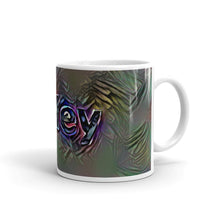 Load image into Gallery viewer, Adley Mug Dark Rainbow 10oz left view