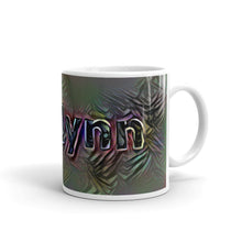 Load image into Gallery viewer, Adalynn Mug Dark Rainbow 10oz left view