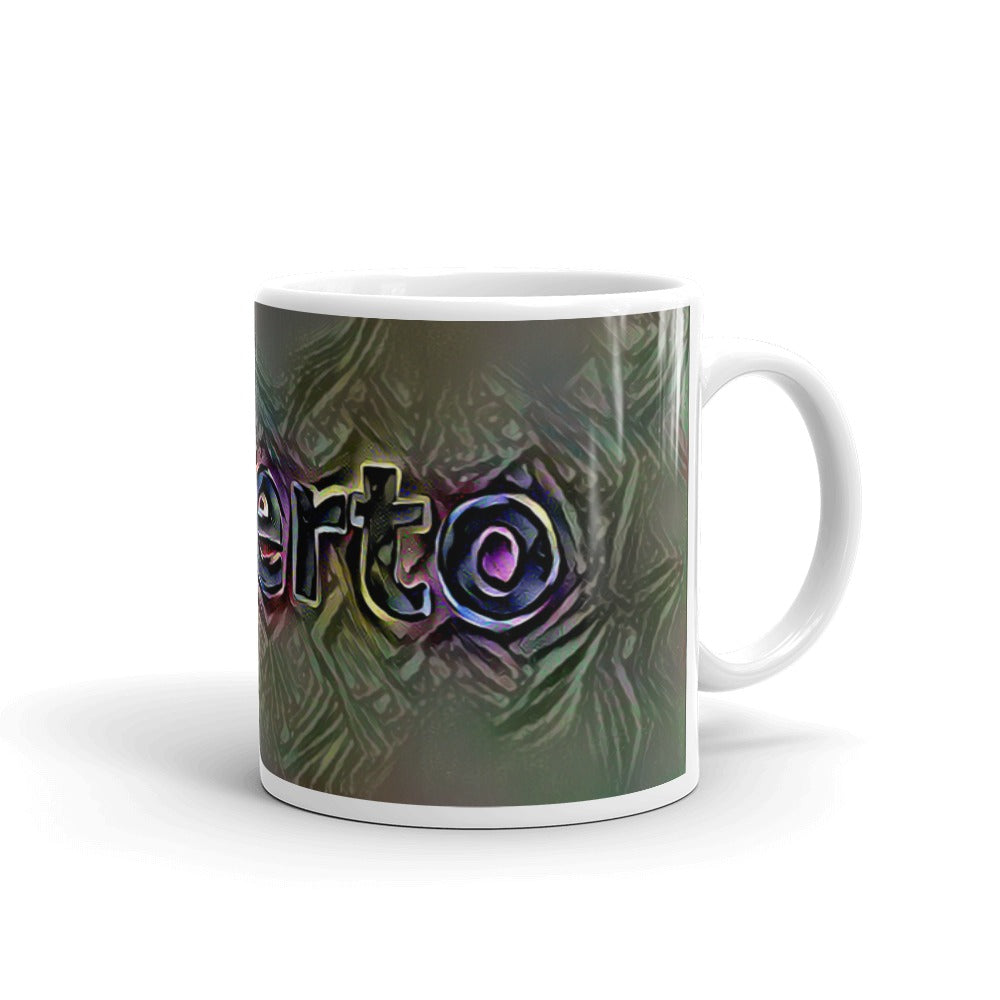 Alberto Mug Dark Rainbow 10oz left view