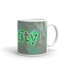 Load image into Gallery viewer, Felicity Mug Nuclear Lemonade 10oz left view