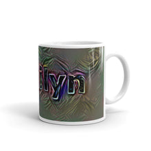 Load image into Gallery viewer, Addilyn Mug Dark Rainbow 10oz left view