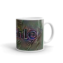 Load image into Gallery viewer, Amahle Mug Dark Rainbow 10oz left view