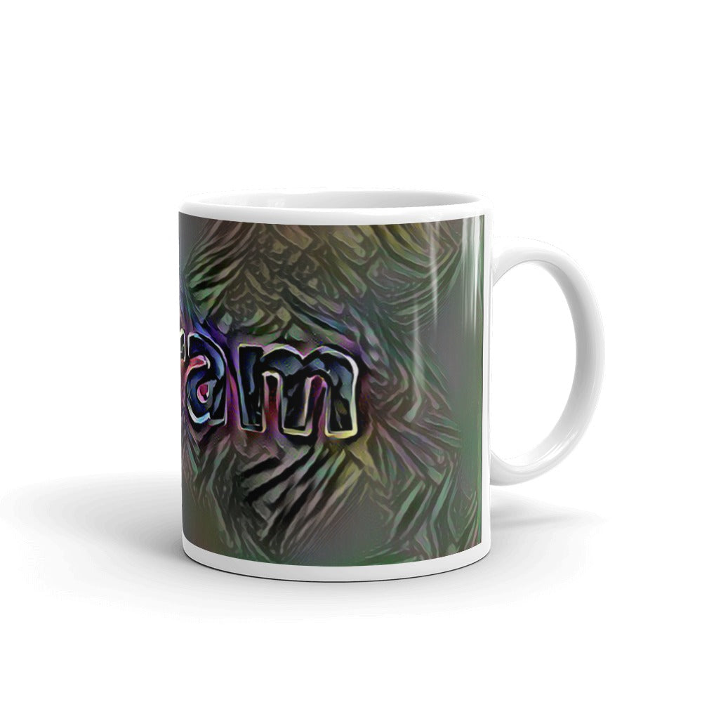 Abram Mug Dark Rainbow 10oz left view