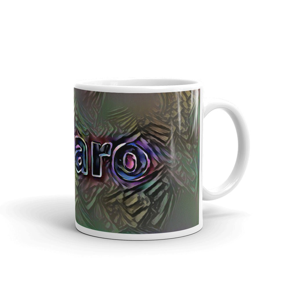 Alvaro Mug Dark Rainbow 10oz left view