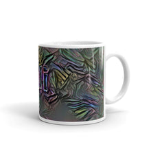 Load image into Gallery viewer, Ali Mug Dark Rainbow 10oz left view