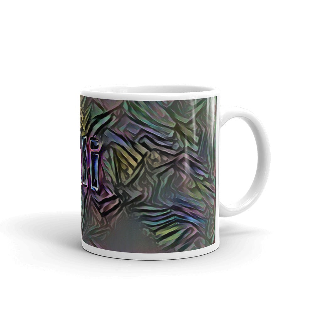 Ali Mug Dark Rainbow 10oz left view