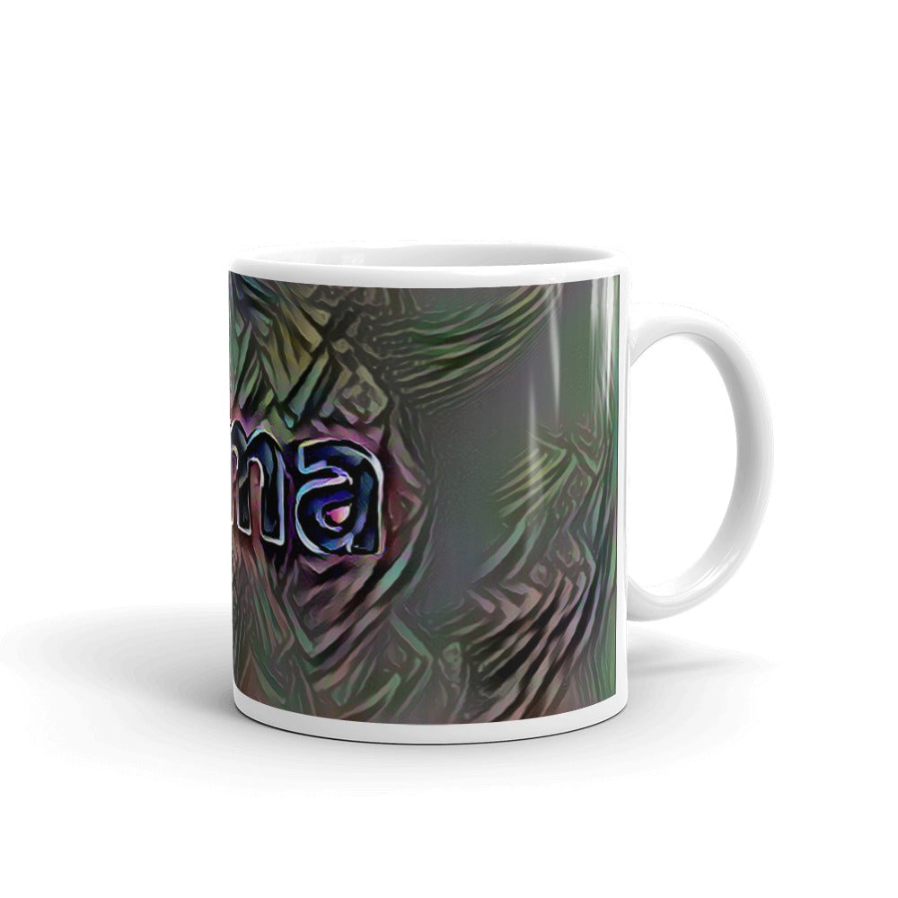 Alma Mug Dark Rainbow 10oz left view