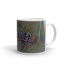 Load image into Gallery viewer, Alana Mug Dark Rainbow 10oz left view