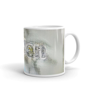 Callen Mug Victorian Fission 10oz left view