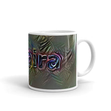 Load image into Gallery viewer, Amaira Mug Dark Rainbow 10oz left view