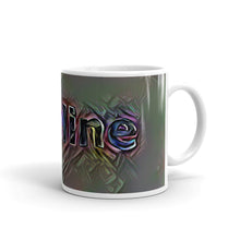 Load image into Gallery viewer, Adaline Mug Dark Rainbow 10oz left view