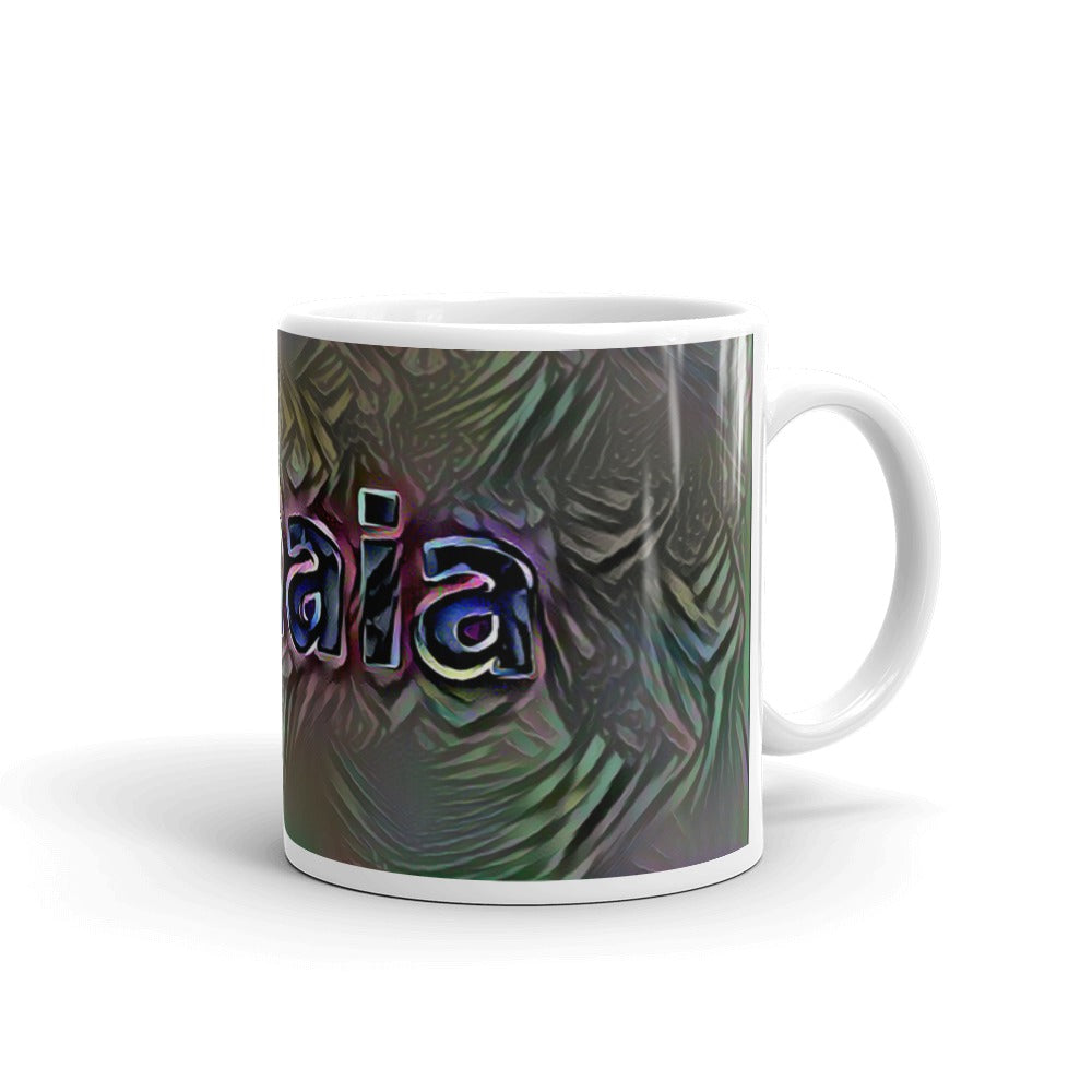 Amaia Mug Dark Rainbow 10oz left view