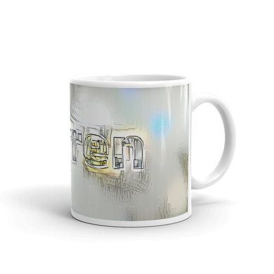 Darren Mug Victorian Fission 10oz left view