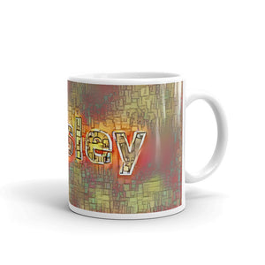 Paisley Mug Transdimensional Caveman 10oz left view