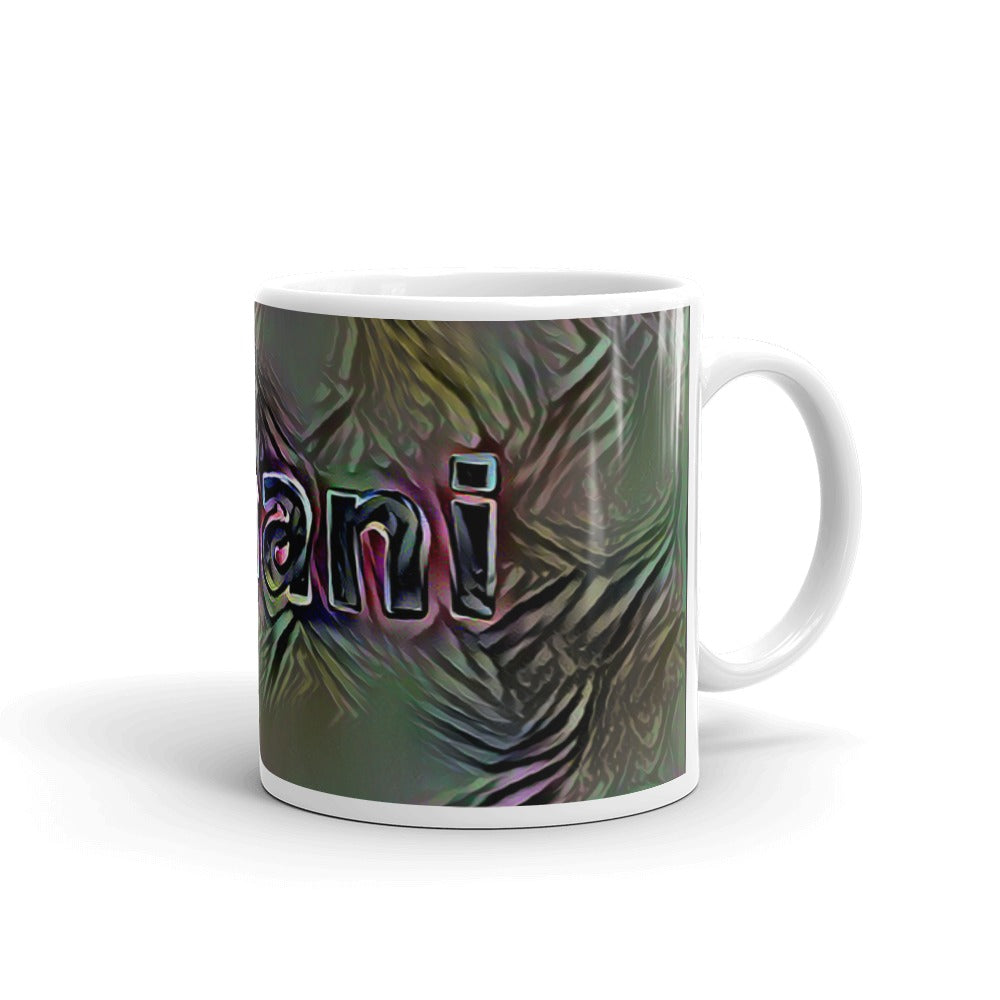 Amani Mug Dark Rainbow 10oz left view