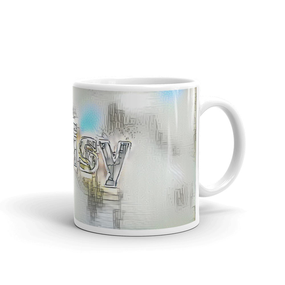 Daisy Mug Victorian Fission 10oz left view