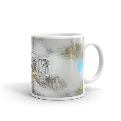 Aron Mug Victorian Fission 10oz left view