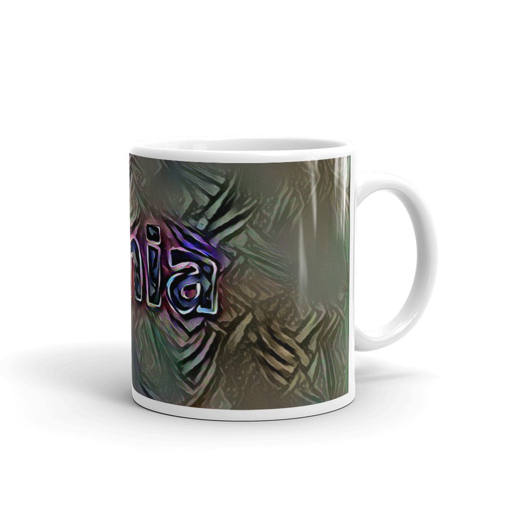 Amia Mug Dark Rainbow 10oz left view