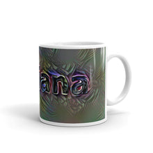 Load image into Gallery viewer, Adriana Mug Dark Rainbow 10oz left view