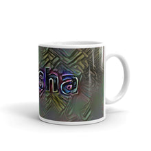 Load image into Gallery viewer, Alysha Mug Dark Rainbow 10oz left view