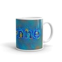 Load image into Gallery viewer, Adrienne Mug Night Surfing 10oz left view