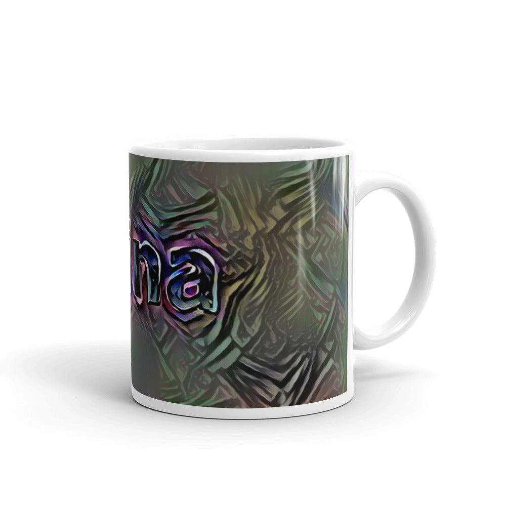 Alina Mug Dark Rainbow 10oz left view