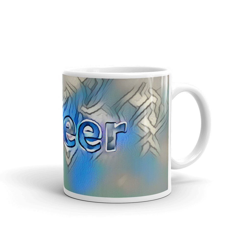 Ameer Mug Liquescent Icecap 10oz left view