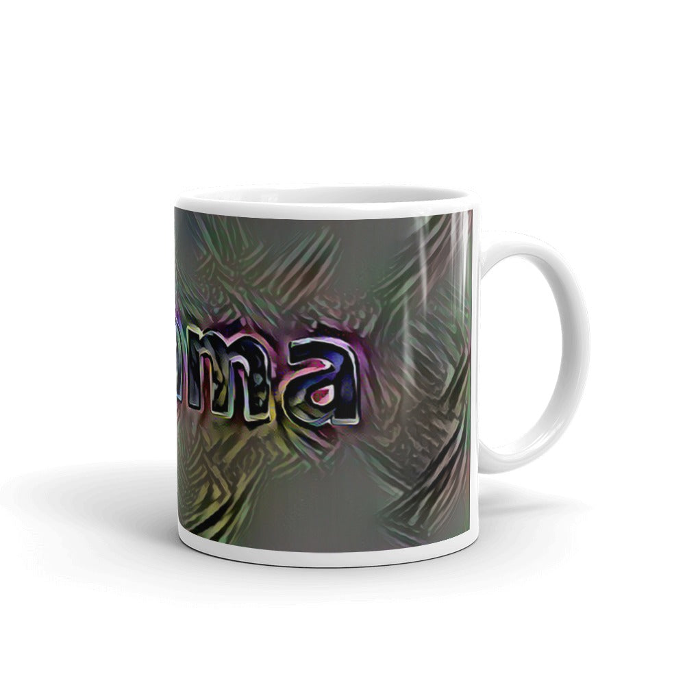 Adama Mug Dark Rainbow 10oz left view