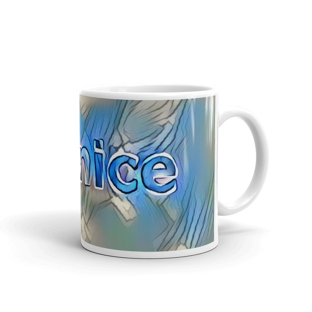 Bernice Mug Liquescent Icecap 10oz left view