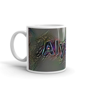 Alyson Mug Dark Rainbow 10oz right view