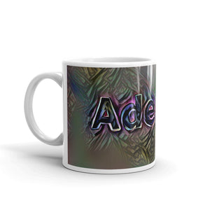 Adeline Mug Dark Rainbow 10oz right view