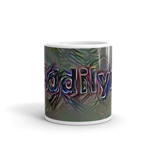 Addilyn Mug Dark Rainbow 10oz front view