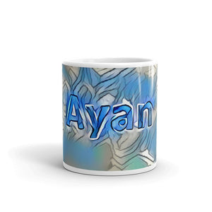 Ayan Mug Liquescent Icecap 10oz front view