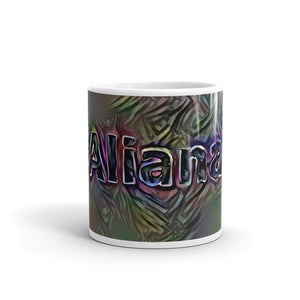 Aliana Mug Dark Rainbow 10oz front view