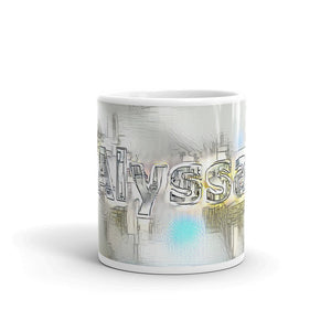 Alyssa Mug Victorian Fission 10oz front view