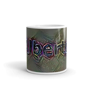 Alberto Mug Dark Rainbow 10oz front view