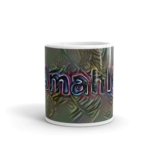 Amahle Mug Dark Rainbow 10oz front view